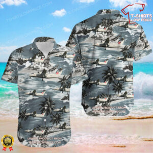 De Havilland Canada Dash 8-103 Regional 1 Airlines Hawaiian Shirt De Havilland Canada Dash 8-103 Regional 1 Airlines Hawaiian Shirt