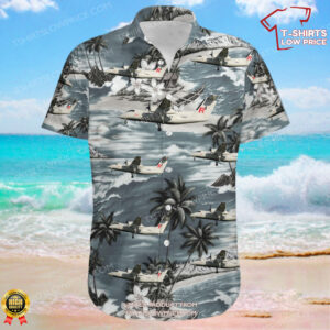 De Havilland Canada Dash 8-103 Regional 1 Airlines Hawaiian Shirt