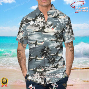 De Havilland Canada Dash 8 103 Regional 1 Airlines Hawaiian Shirt 4