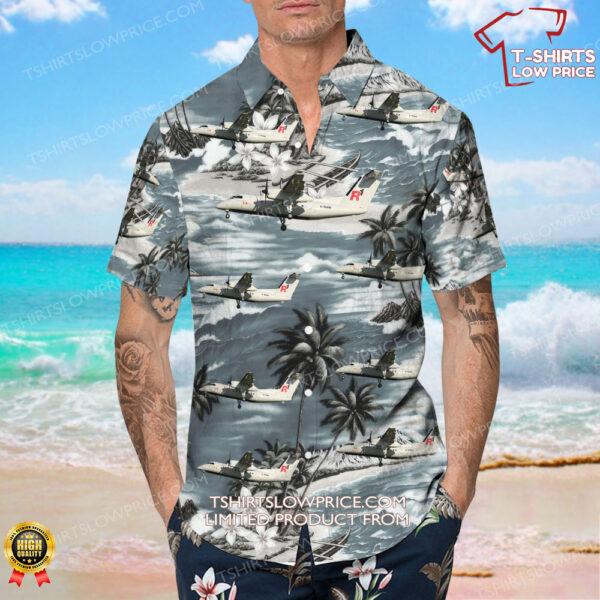 De Havilland Canada Dash 8-103 Regional 1 Airlines Hawaiian Shirt De Havilland Canada Dash 8-103 Regional 1 Airlines Hawaiian Shirt