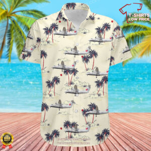 De Havilland Canada Dash 8-Q202 Regional 1 Airlines Hawaiian Shirt