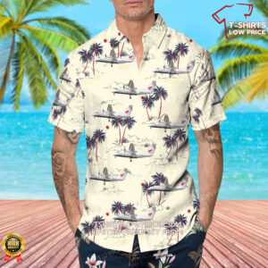 De Havilland Canada Dash 8 Q202 Regional 1 Airlines Hawaiian Shirt 4