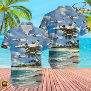 De Havilland Canada Dash 8-102 Regional 1 Airlines Hawaiian Shirt De Havilland Canada Dash 8-102 Regional 1 Airlines Hawaiian Shirt