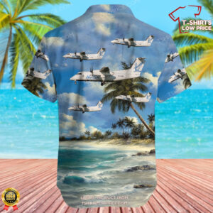 De Havilland Canada Dash 8 102 Regional 1 Airlines Hawaiian Shirt 3