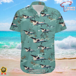 De Havilland Canada Dash 8-Q201 Regional 1 Airlines Hawaiian Shirt
