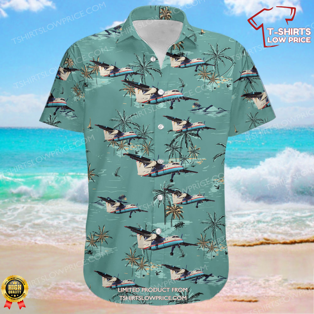 De Havilland Canada Dash 8 Q201 Regional 1 Airlines Hawaiian Shirt 2 De Havilland Canada Dash 8 Q201 Regional 1 Airlines Hawaiian Shirt 2