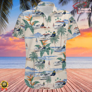 De Havilland Canada DHC-3T Vazar Turbine Otter Harbour Air Hawaiian Shirt