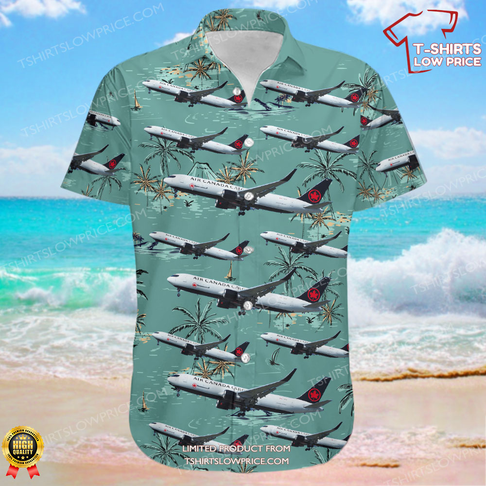 Boeing 767 333ERBDSF Air Canada Cargo Hawaiian Shirt 2 Boeing 767 333ERBDSF Air Canada Cargo Hawaiian Shirt 2