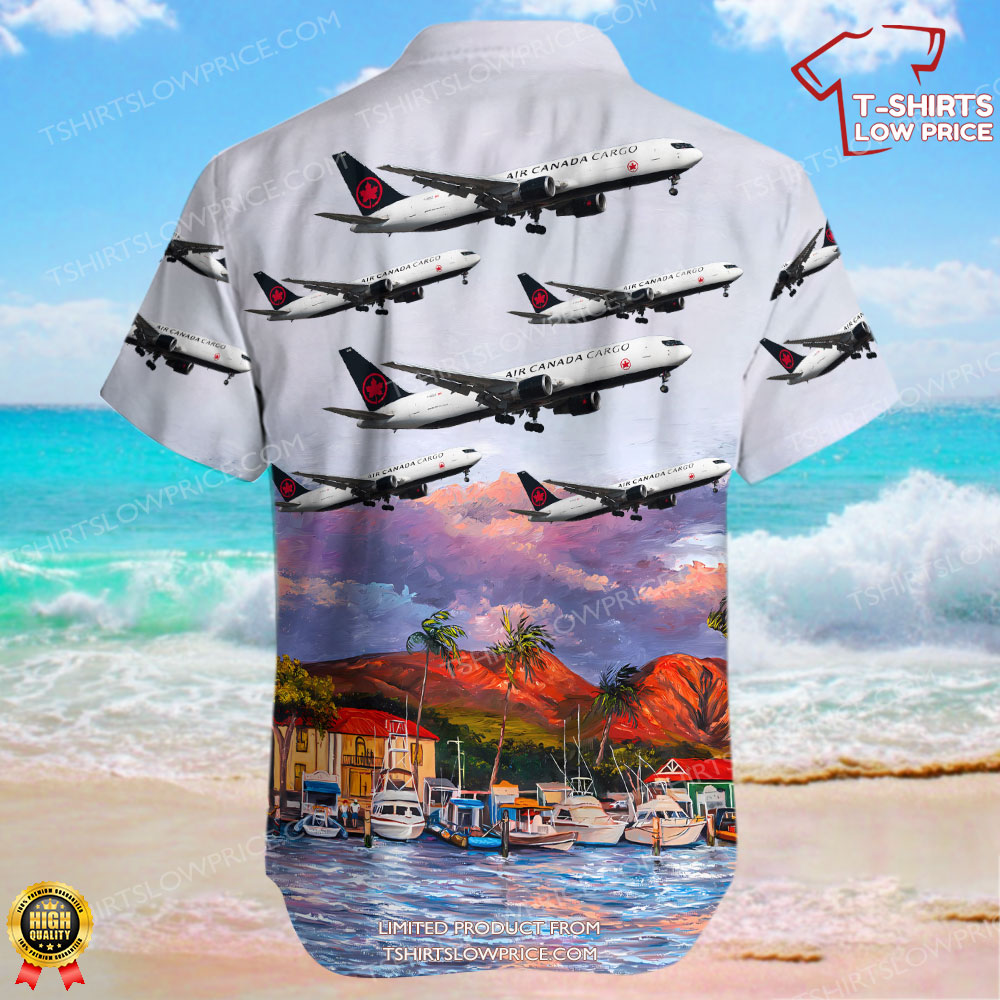Boeing 767 38EERBDSF Air Canada Cargo Hawaiian Shirt 3 Boeing 767 38EERBDSF Air Canada Cargo Hawaiian Shirt 3