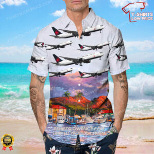 Boeing 767 38EERBDSF Air Canada Cargo Hawaiian Shirt 4