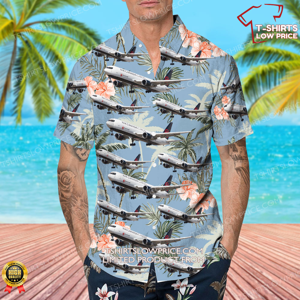 Boeing 767 375ERBDSF Air Canada Cargo Hawaiian Shirt 4 Boeing 767 375ERBDSF Air Canada Cargo Hawaiian Shirt 4