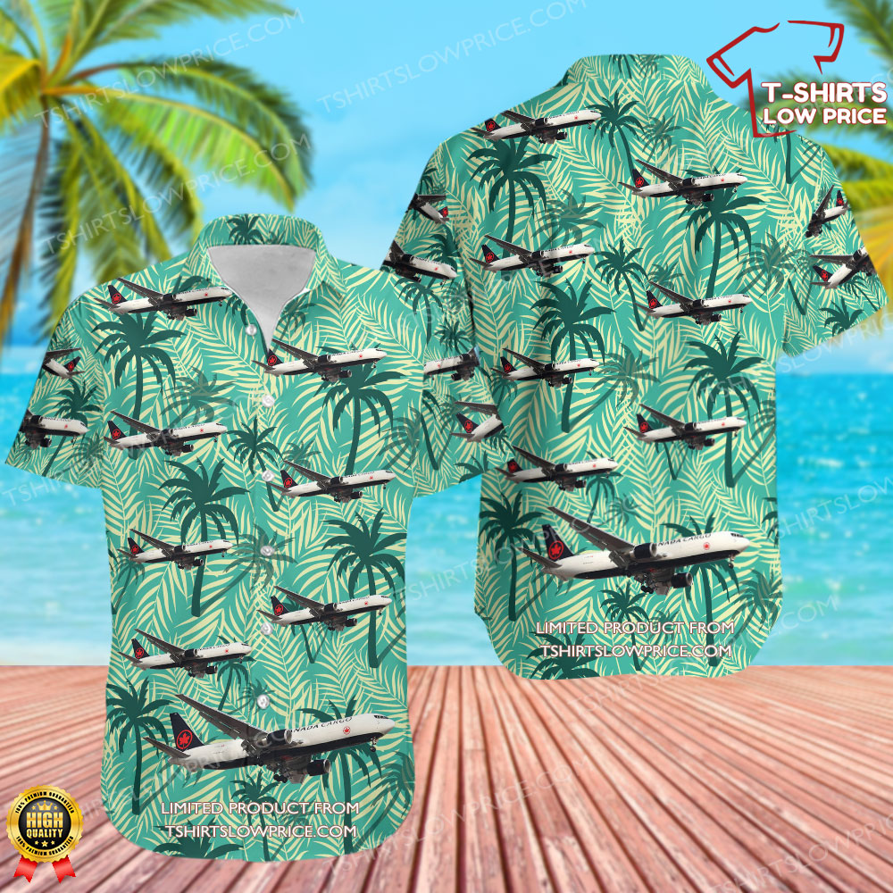 Boeing 767-300F(ER) Air Canada Cargo Hawaiian Shirt Boeing 767 300FER Air Canada Cargo Hawaiian Shirt 1