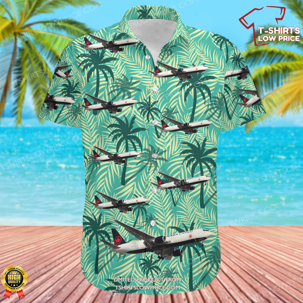 Boeing 767 300FER Air Canada Cargo Hawaiian Shirt 2 Boeing 767 300FER Air Canada Cargo Hawaiian Shirt 2