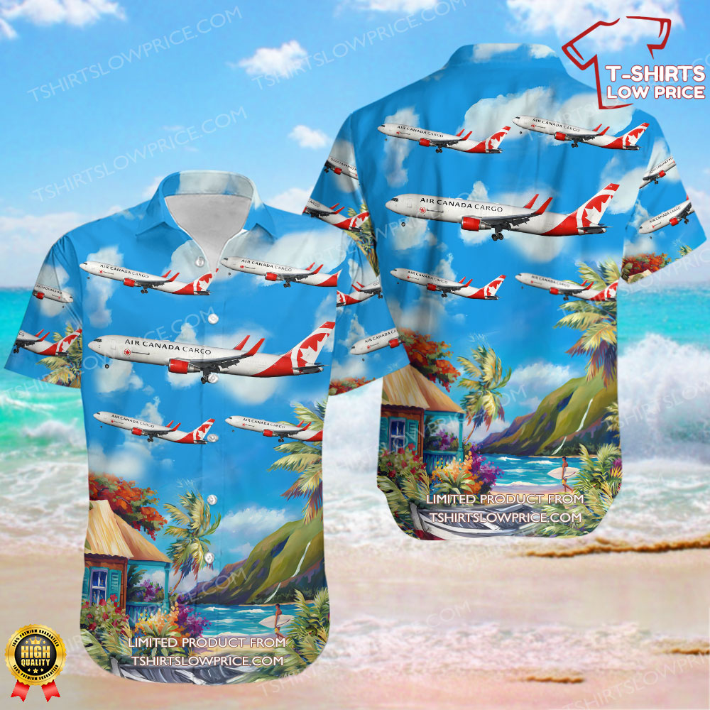 Boeing 767-332(ER)(BDSF) Air Canada Cargo Hawaiian Shirt Boeing 767 332ERBDSF Air Canada Cargo Hawaiian Shirt 1