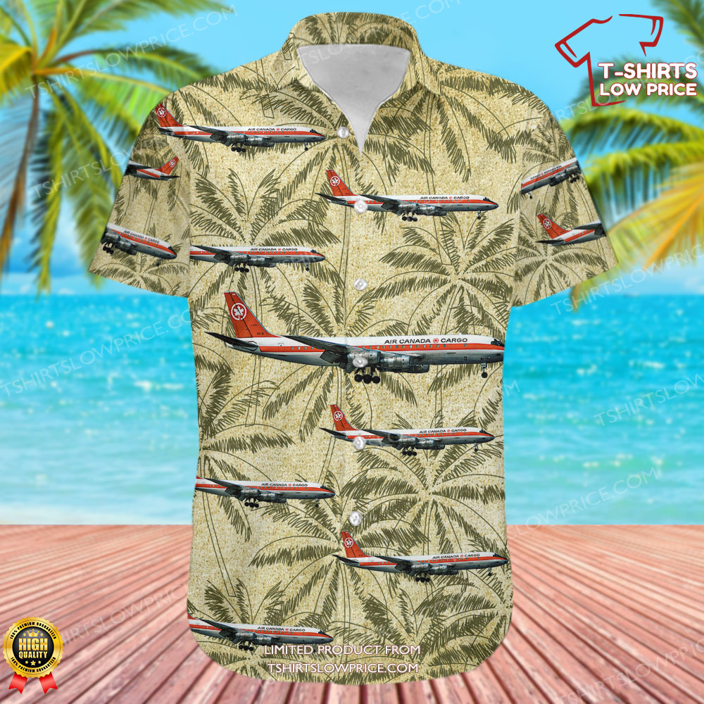 Douglas DC 8 54F Air Canada Cargo Hawaiian Shirt 2 Douglas DC 8 54F Air Canada Cargo Hawaiian Shirt 2