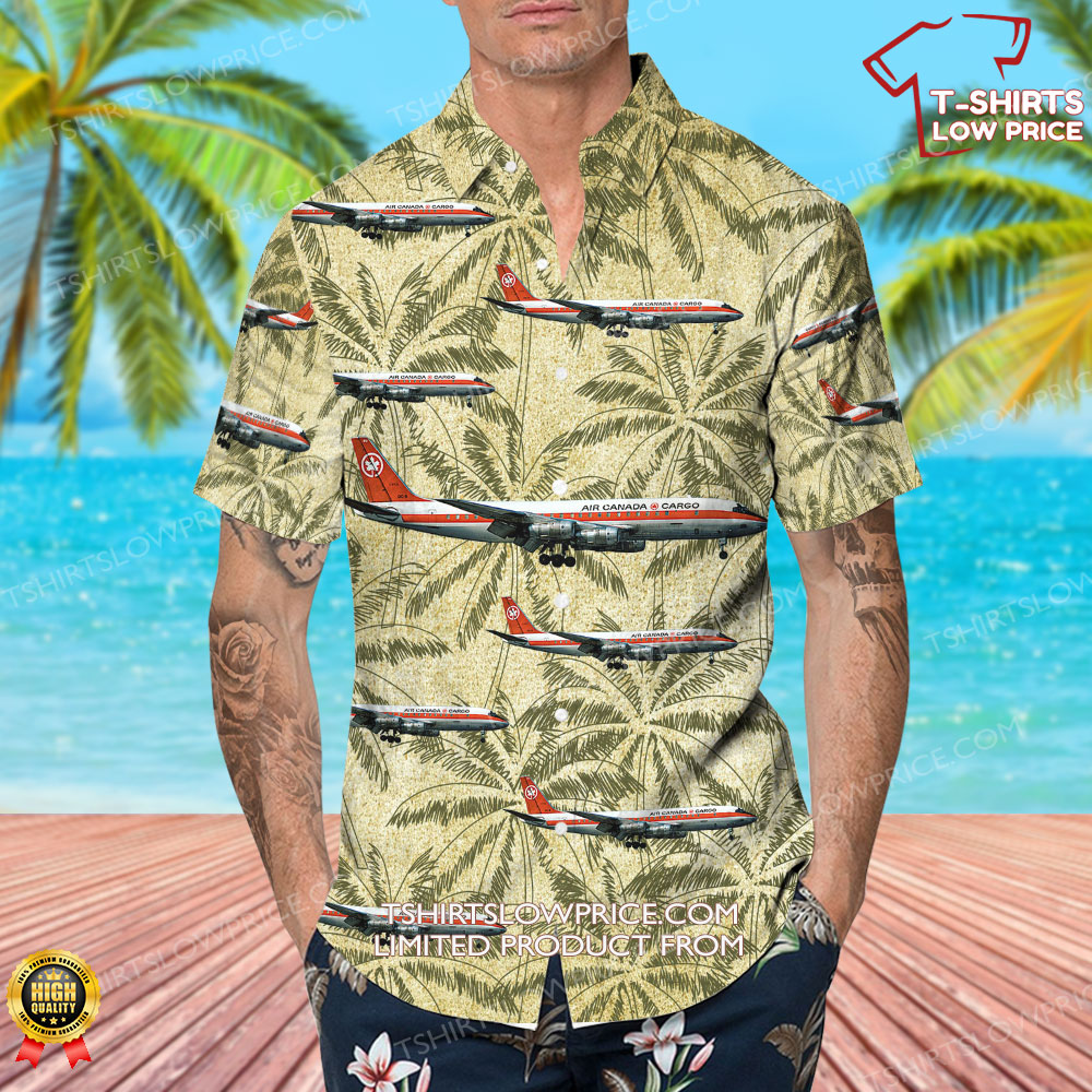 Douglas DC 8 54F Air Canada Cargo Hawaiian Shirt 4 Douglas DC 8 54F Air Canada Cargo Hawaiian Shirt 4