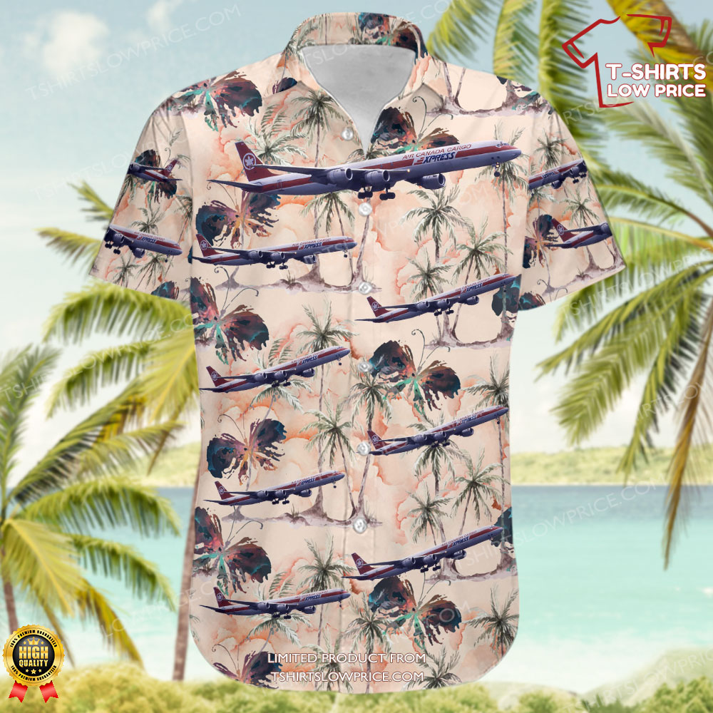 Douglas DC 8 73F Air Canada Cargo Hawaiian Shirt 2 Douglas DC 8 73F Air Canada Cargo Hawaiian Shirt 2