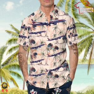 Douglas DC 8 73F Air Canada Cargo Hawaiian Shirt 4