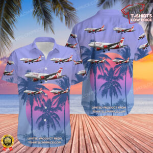 Airbus A319-114 Air Canada Rouge (Air Canada) Hawaiian Shirt Airbus A319-114 Air Canada Rouge (Air Canada) Hawaiian Shirt