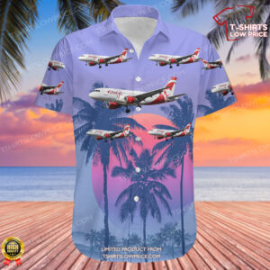 Airbus A319-114 Air Canada Rouge (Air Canada) Hawaiian Shirt