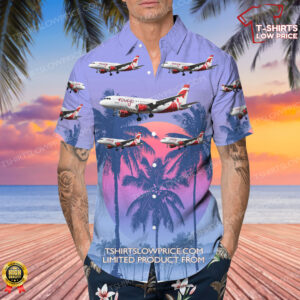Airbus A319 114 Air Canada Rouge Air Canada Hawaiian Shirt 4