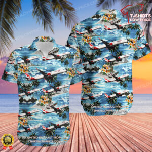 Airbus A321-211 Air Canada Rouge (Air Canada) Hawaiian Shirt Airbus A321-211 Air Canada Rouge (Air Canada) Hawaiian Shirt