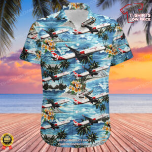Airbus A321-211 Air Canada Rouge (Air Canada) Hawaiian Shirt