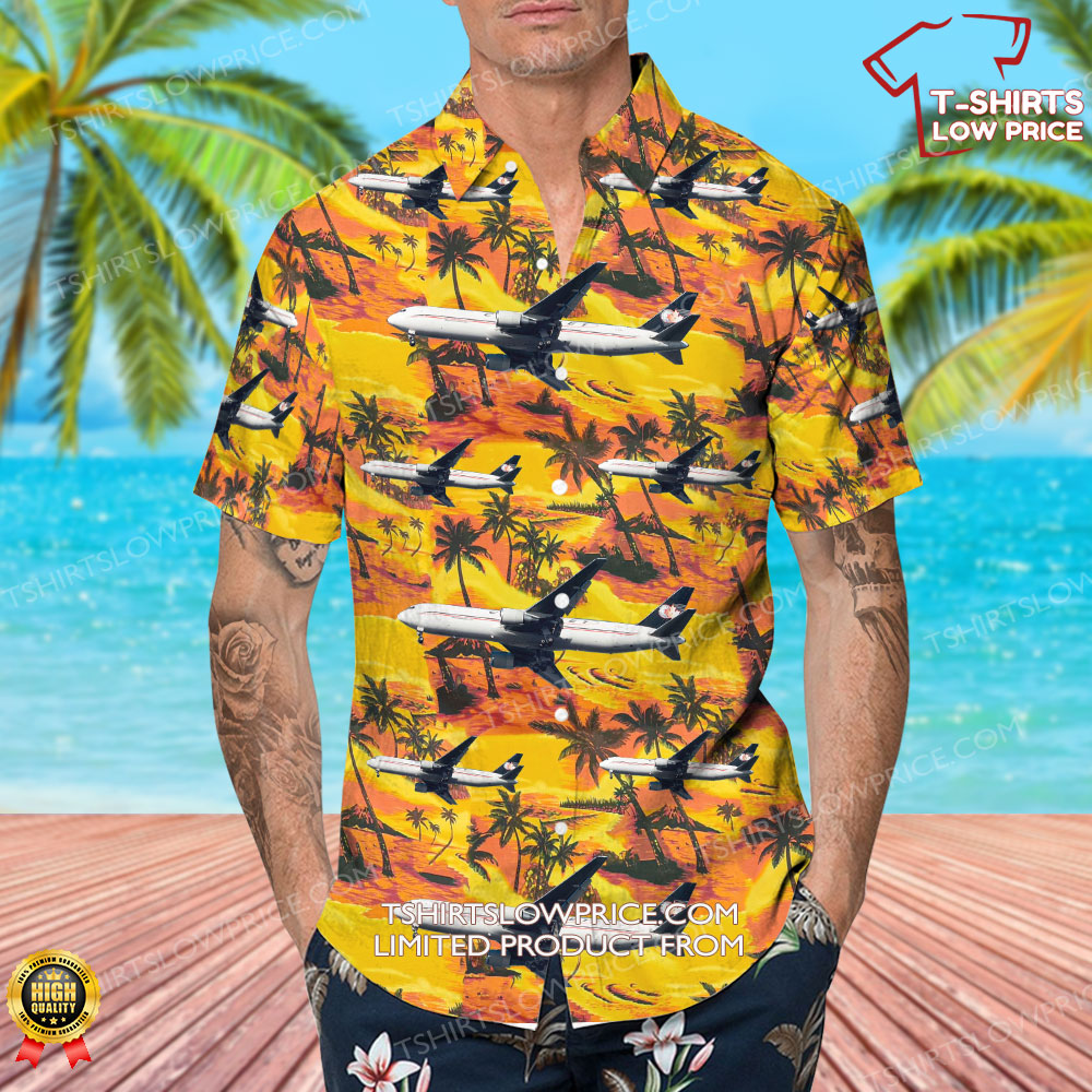 Boeing 767 33AERBDSF Cargojet Airways Hawaiian Shirt 4 Boeing 767 33AERBDSF Cargojet Airways Hawaiian Shirt 4