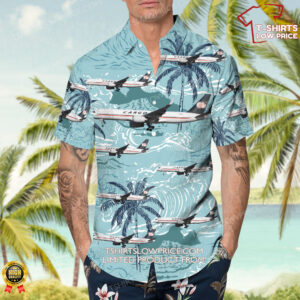 Boeing 757 223PCF Cargojet Airways Hawaiian Shirt 4