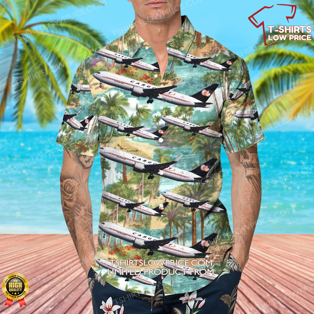 Boeing 767 38AERBDSF Cargojet Airways Hawaiian Shirt 4 Boeing 767 38AERBDSF Cargojet Airways Hawaiian Shirt 4