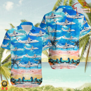 British Aerospace Avro RJ100 Summit Air Hawaiian Shirt British Aerospace Avro RJ100 Summit Air Hawaiian Shirt