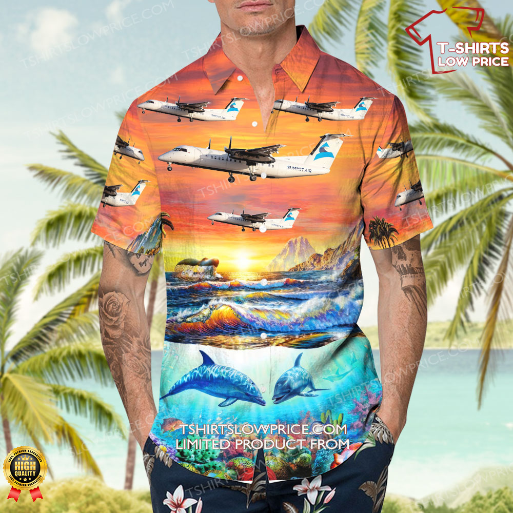 De Havilland Canada Dash 8 311 Summit Air Hawaiian Shirt 4 De Havilland Canada Dash 8 311 Summit Air Hawaiian Shirt 4