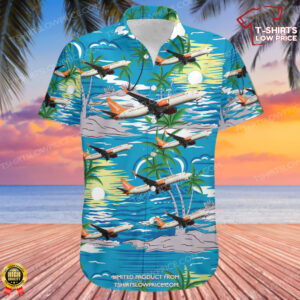 Boeing 737-8 MAX Sunwing Airlines Hawaiian Shirt
