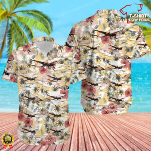 Boeing 737-8DC Sunwing Airlines Hawaiian Shirt Boeing 737-8DC Sunwing Airlines Hawaiian Shirt
