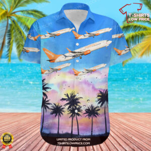 Boeing 737-8SH Sunwing Airlines Hawaiian Shirt