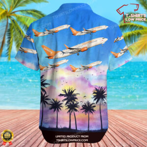 Boeing 737 8SH Sunwing Airlines Hawaiian Shirt 3