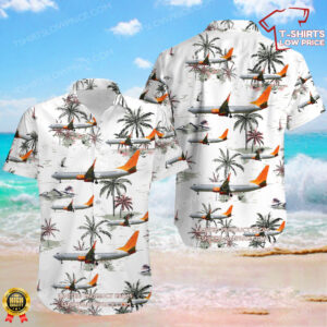 Boeing 737-8Q8 Sunwing Airlines Hawaiian Shirt Boeing 737-8Q8 Sunwing Airlines Hawaiian Shirt
