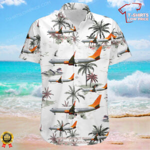 Boeing 737-8Q8 Sunwing Airlines Hawaiian Shirt