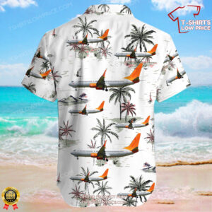 Boeing 737 8Q8 Sunwing Airlines Hawaiian Shirt 3