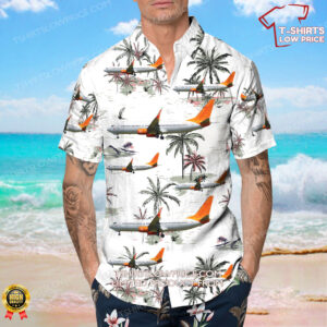 Boeing 737 8Q8 Sunwing Airlines Hawaiian Shirt 4