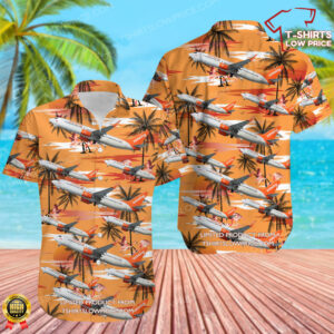 Boeing 737-86J Sunwing Airlines Hawaiian Shirt Boeing 737-86J Sunwing Airlines Hawaiian Shirt