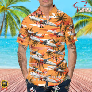 Boeing 737 86J Sunwing Airlines Hawaiian Shirt 4