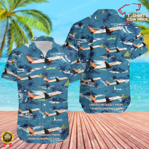 Boeing 737-8GS Sunwing Airlines Hawaiian Shirt Boeing 737-8GS Sunwing Airlines Hawaiian Shirt