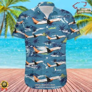 Boeing 737-8GS Sunwing Airlines Hawaiian Shirt