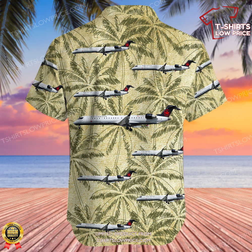 Bombardier CRJ 900LR Air Canada Express Jazz Aviation Hawaiian Shirt 3 Bombardier CRJ 900LR Air Canada Express Jazz Aviation Hawaiian Shirt 3