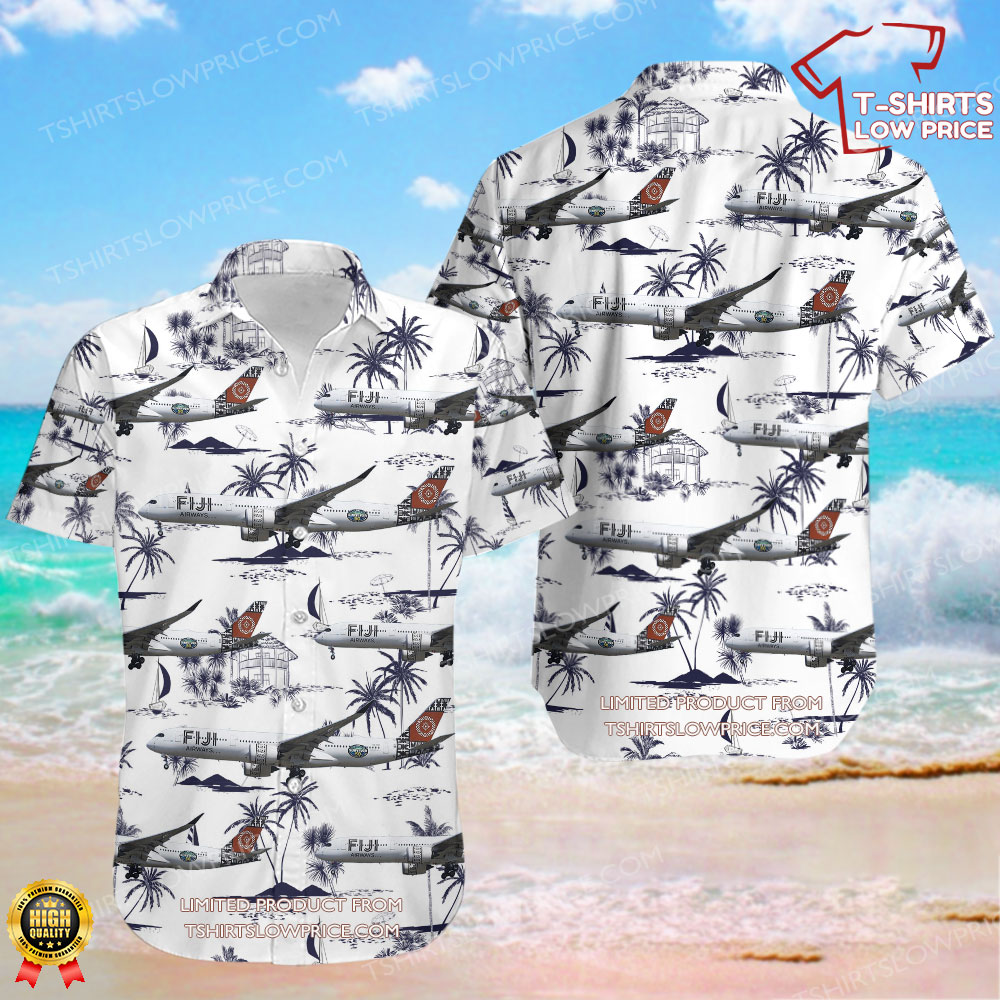 Airbus A350-941 Fiji Airways Hawaiian Shirt Airbus A350 941 Fiji Airways Hawaiian Shirt 1