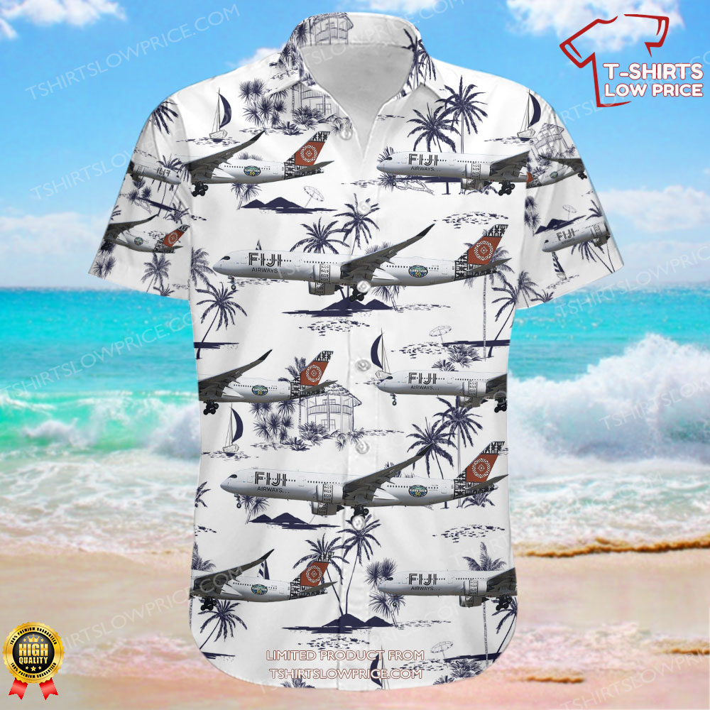 Airbus A350 941 Fiji Airways Hawaiian Shirt 2 Airbus A350 941 Fiji Airways Hawaiian Shirt 2