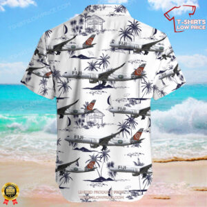 Airbus A350 941 Fiji Airways Hawaiian Shirt 3