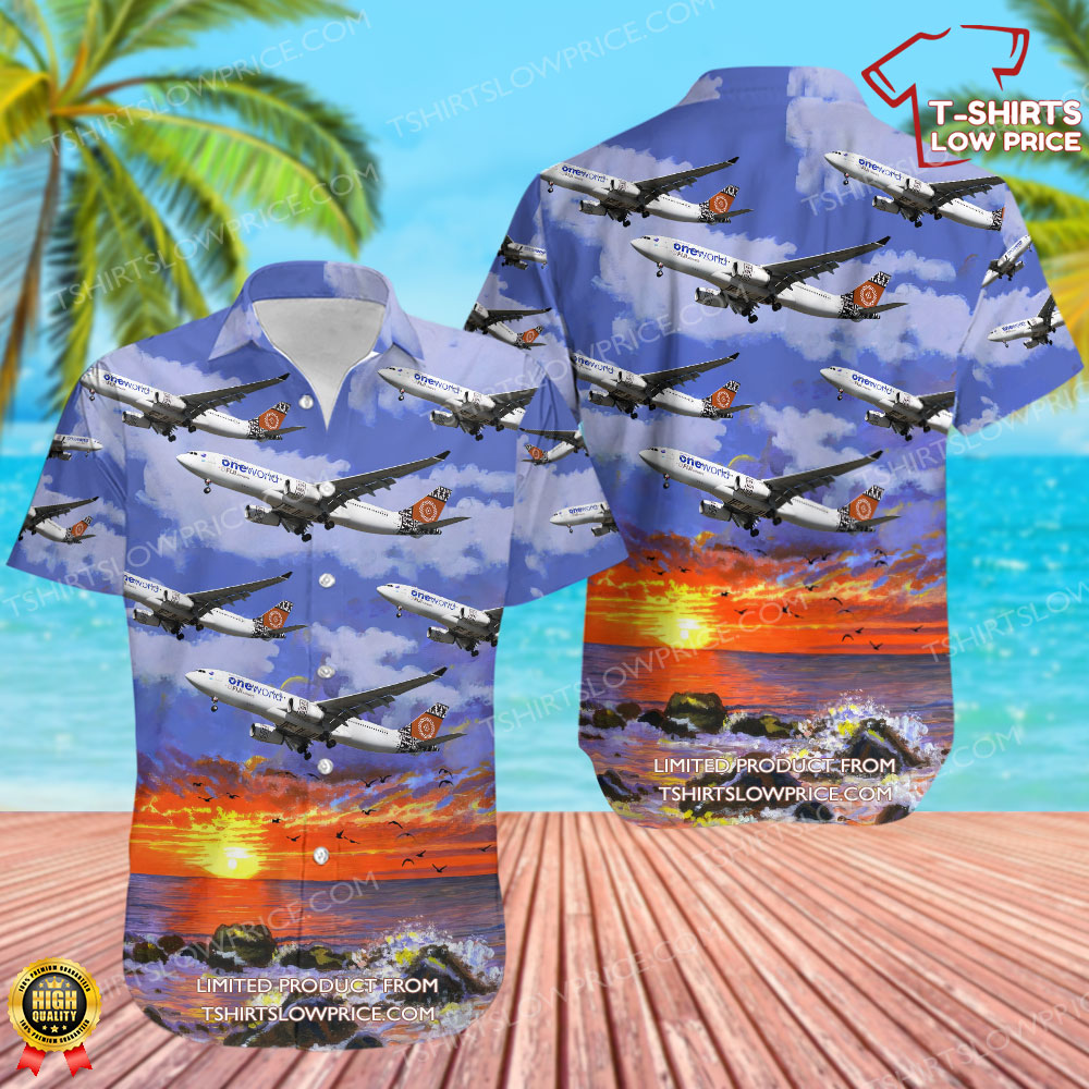 Airbus A330-243 Fiji Airways Hawaiian Shirt Airbus A330 243 Fiji Airways Hawaiian Shirt 1