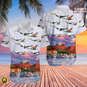 Boeing 737-8 MAX Fiji Airways Hawaiian Shirt Boeing 737-8 MAX Fiji Airways Hawaiian Shirt